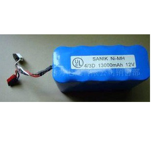 SANIK电池 NI-MH 4/3D 13000MAH 12V镍氢电池1