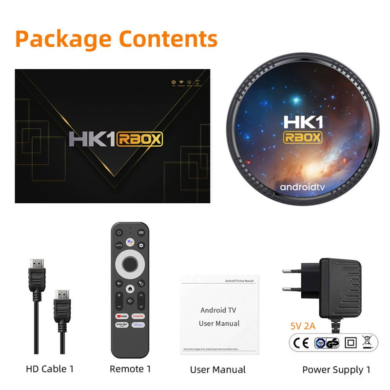 HK1 RBOX W2T набор - тюнер коробка S905W2 двойной WiFi Bluetooth 4/64 ТВ-бокс TV box 4K Android 11