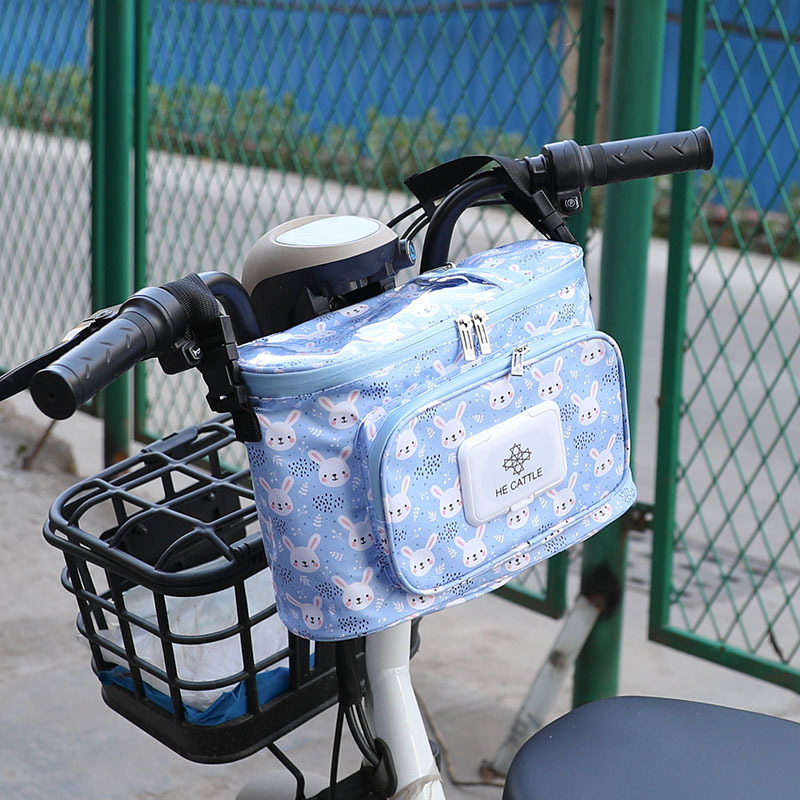 Electric battery car hanging bag storage bag small hanging bag tram front storage bag waterproof mobile phone bag storage artifact