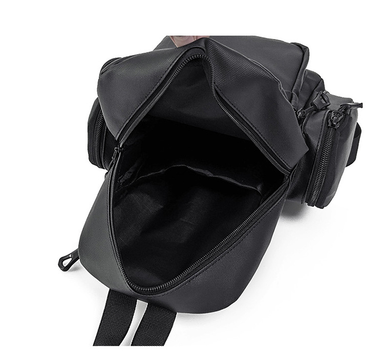 New business men's backpack, water-resistant, suitable for both shoulder and single shoulder, cross-border Oxford fabric men's computer backpack undefined