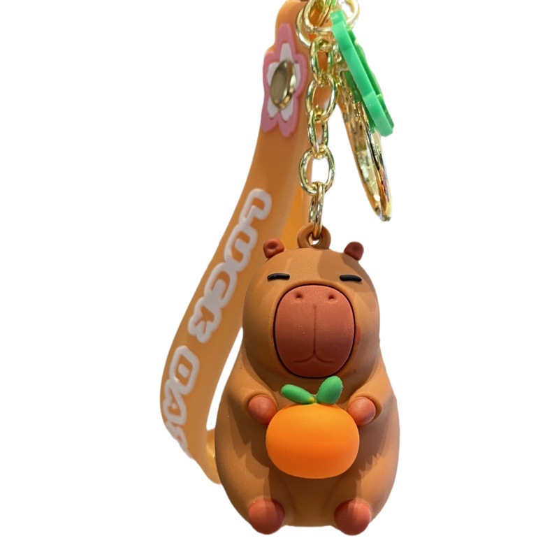 Nueva capabala llavero muñeca Linda bolsa de coche llavero pareja colgante pequeño regalo