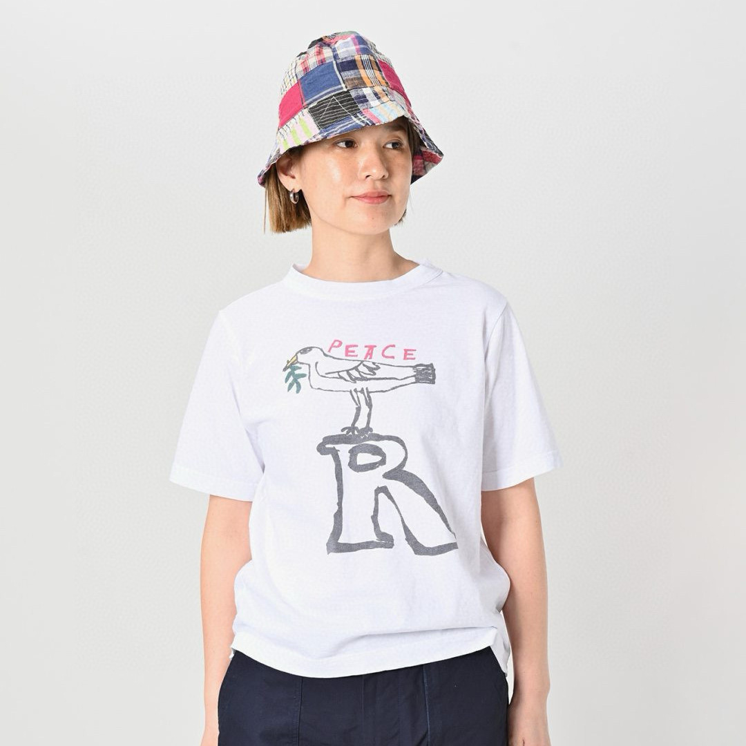 The original factory direct supply of foreign trade clothing 45R leaves bird couple T spring and summer new men's and women's same style couple shirt