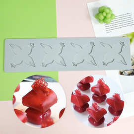 皇冠礼盒山楂皮硅胶模具蕾丝垫 糖果造型巧克力甜点装饰烘焙模具