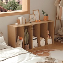 JT书架落地置物架卧室床头小型简易书柜家用多层储物收纳架靠墙柜