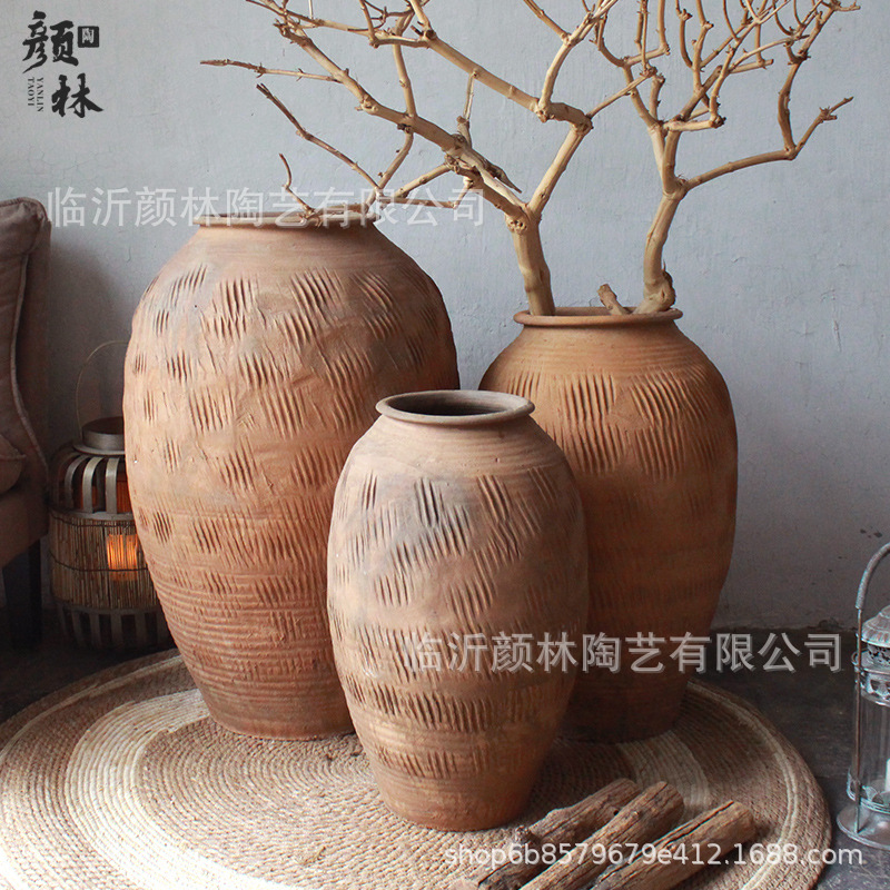 Yanlin botella de cerámica antigua de tierra vasijas de cerámica china vasijas de cerámica gruesa vasijas de cerámica gran vasijas de cerámica vasijas de cerámica popular