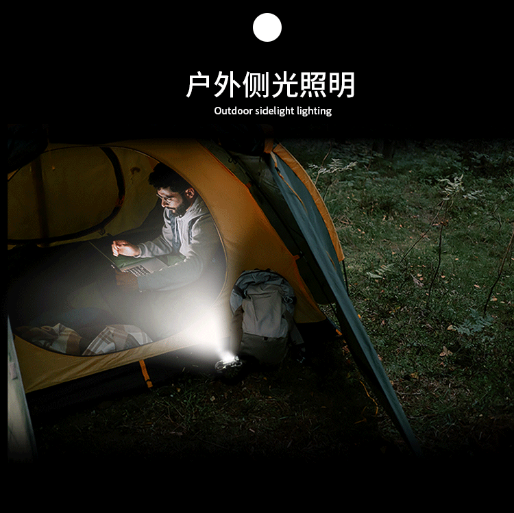 Keychain Flashlight Strong Light Illumination Lamp Floodlight Multifunctional Portable Mini Light Pro Model