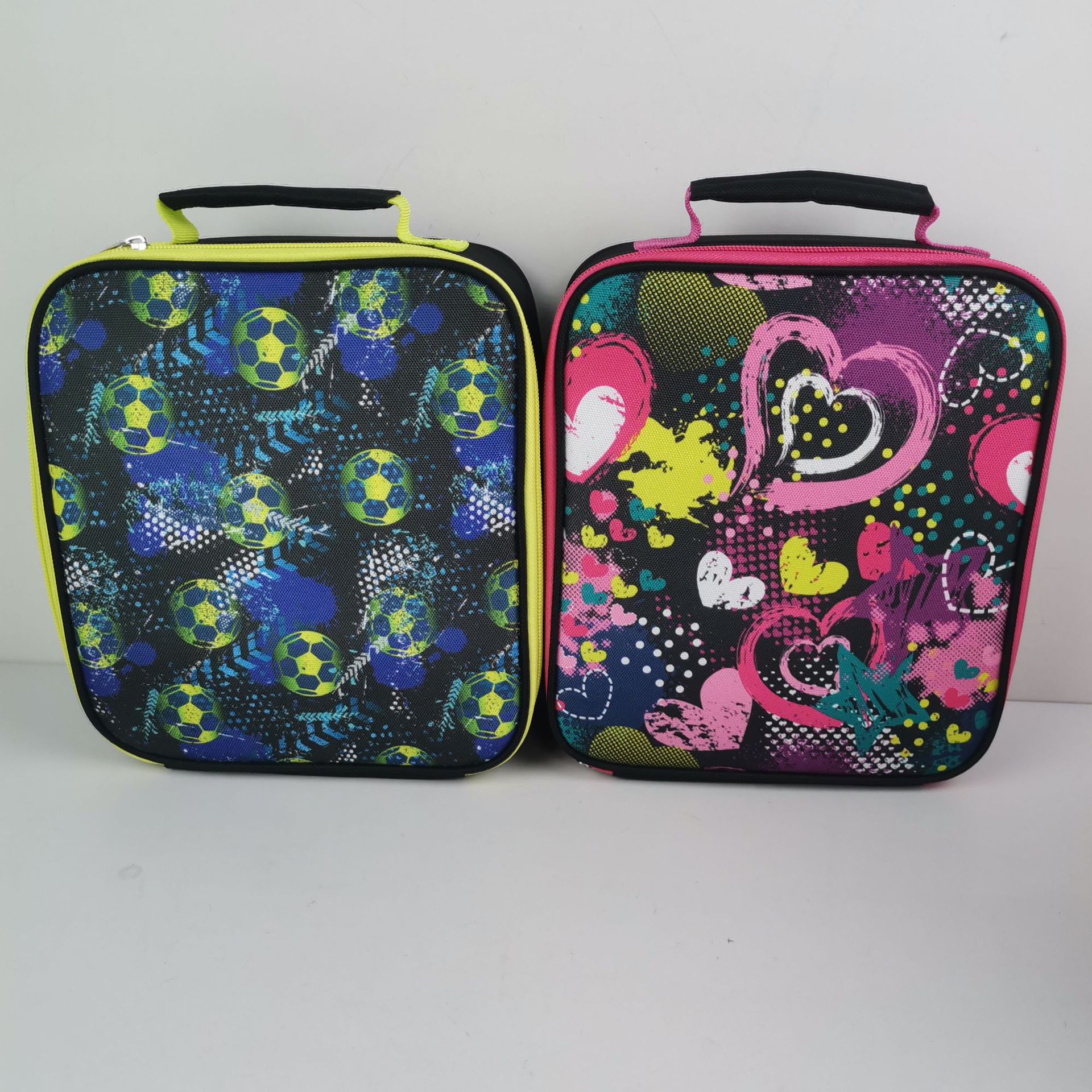 Foreign Trade Portable Insulated Lunch Box Bag for Primary School Students Children Cartoon with Rice Bag Large Capacity picnic bag Lunch lunch bag