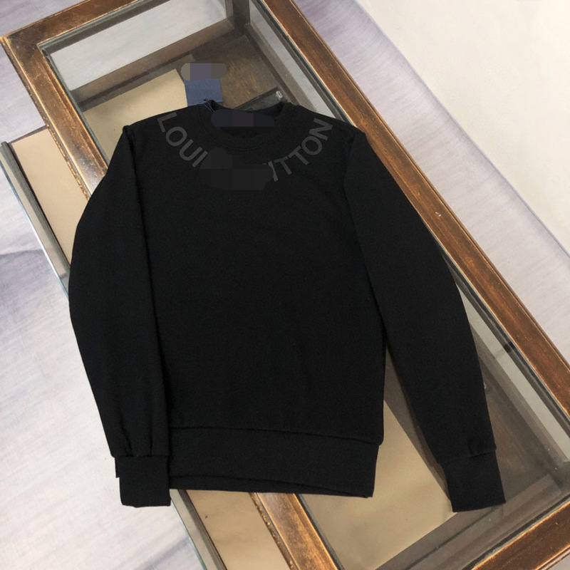 [Same Style at Counter] Sweatshirts for Men and Women, American High Street Ins Hip-Hop Street Bottoming Shirts, Cotton Big-Name Flagship Store
