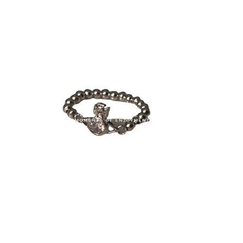 Planet  New Version Diamond Double Layer Belt Clasp Ring, Minimalist Design, Luxury and Sophisticated, Open Ring for Women