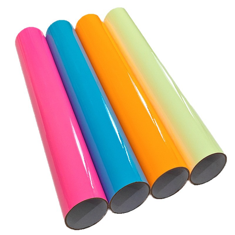 Película luminosa verde de PVC, película de almacenamiento de luz fotográfica de inyección de tinta, película reflectante PET, etiqueta luminosa, etiqueta de advertencia, película reflectante image 6