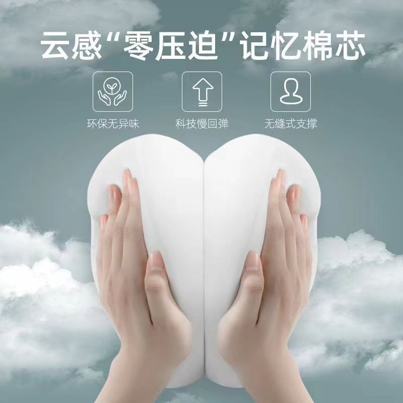 Car Lumbar Support Headrest Car Neck Pillow Back Cushion Lumbar Cushion Set Memory Foam Car Lumbar Support Waist Support