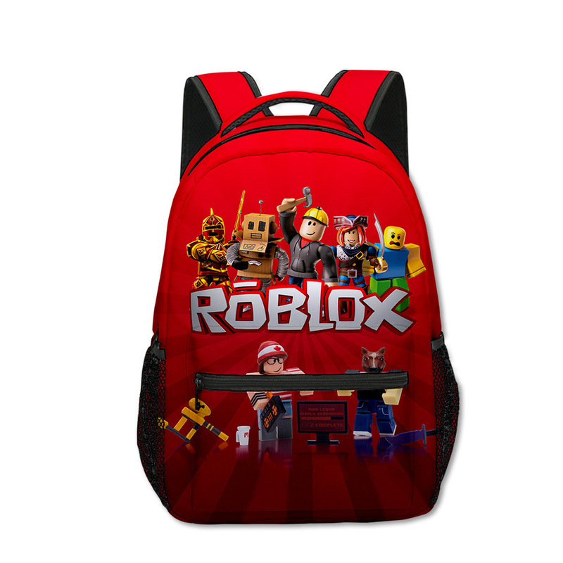 ROBLOX ロブロックス バックパック クロスボーダー 新しいフルプリント バックパック デイリー トラベル トラベル レジャー スクールバッグ|undefined