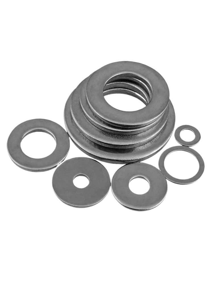 304不锈钢平垫片大垫圈薄金属垫圆形华司介子厚垫片M234567892036