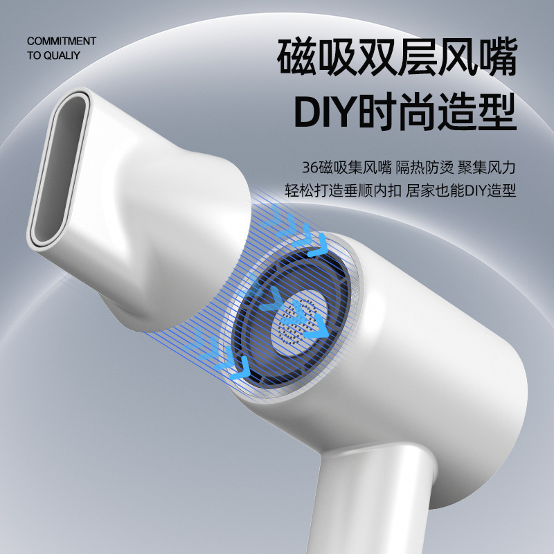 无叶高速吹风机负离子护发发廊家用电吹风High speed hair dryer|undefined