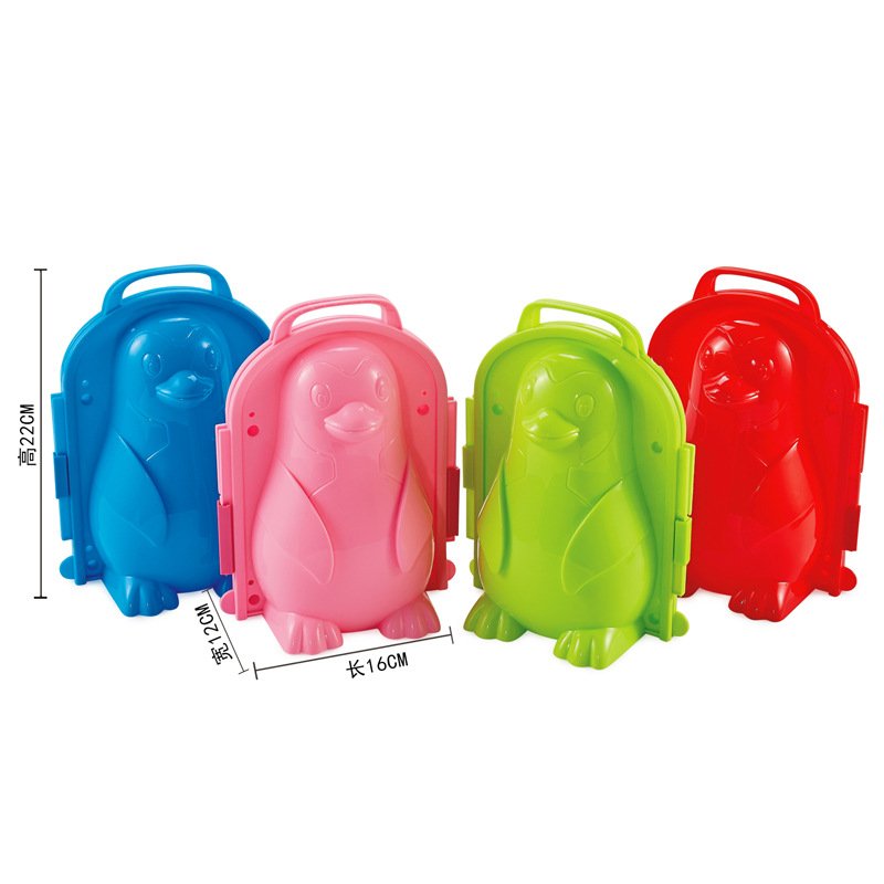 Gran clip de bola de nieve juguetes de nieve niños al aire libre artefacto pato de invierno clip de bola de nieve al por mayor transfronterizo