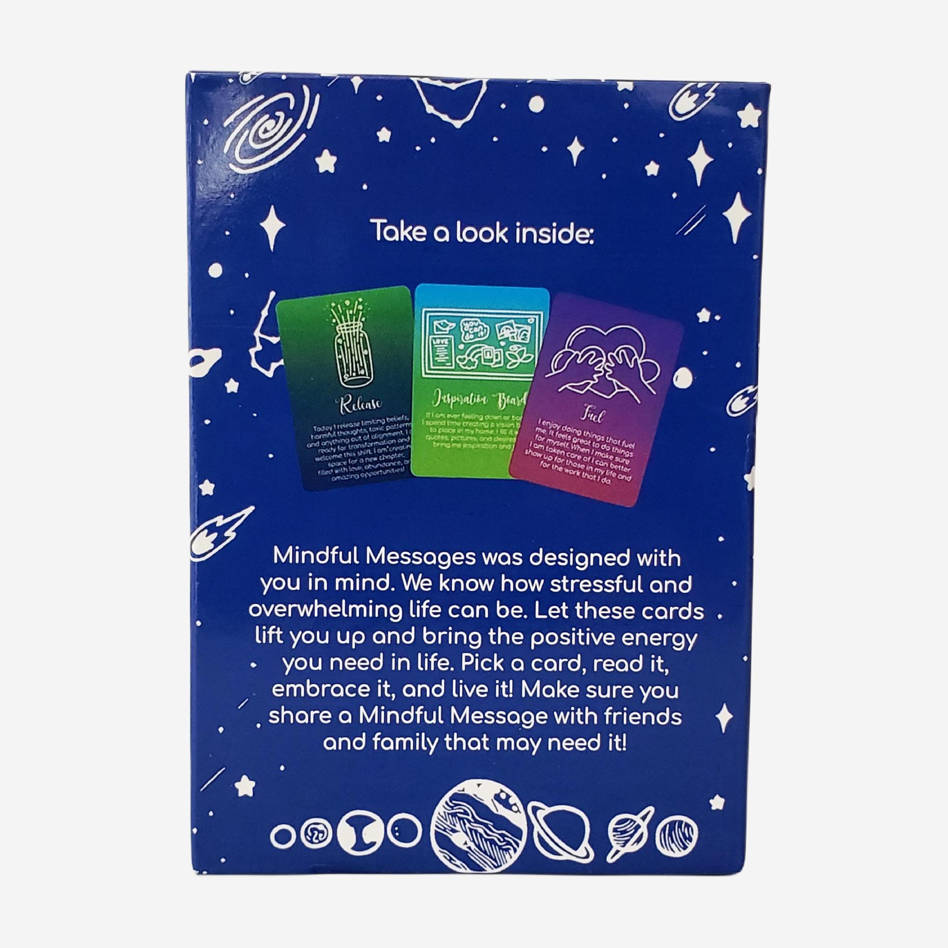 Mindful Messages Oracle Cards Mindfulness Meditation Game Set_voghion.com