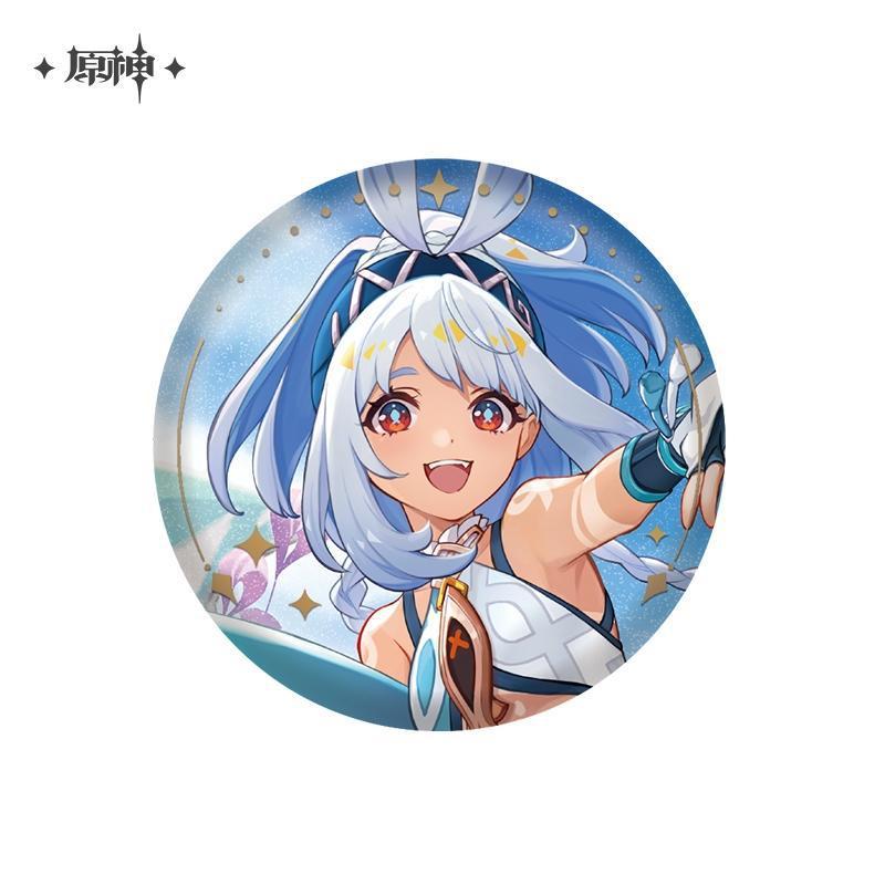 【正規品】原神 二次元周辺 公式谷逸話シリーズ バッジ色紙 ナビレットモデル|undefined