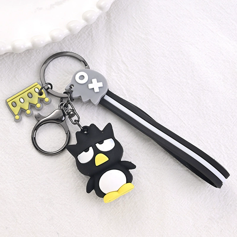 Брелок Sanrio, мультяшная подвеска-минифигурка с ремешком, 5 × 3,5 × 5 см