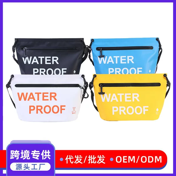 Airtight Zipper Waterproof Crossbody Bag for Water Rafting, Swimming, and Outdoor Activities, Suitable for Storing Mobile Phones and Miscellaneous Items