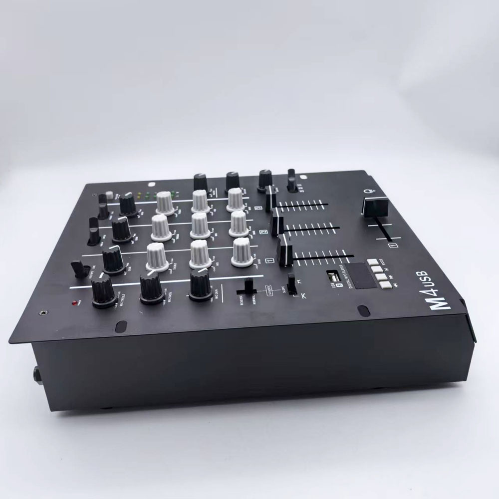 M4USB AHUJ A 4 canales DJ mezclador profesional KTV escenario DJ mezclador DJ mezclador