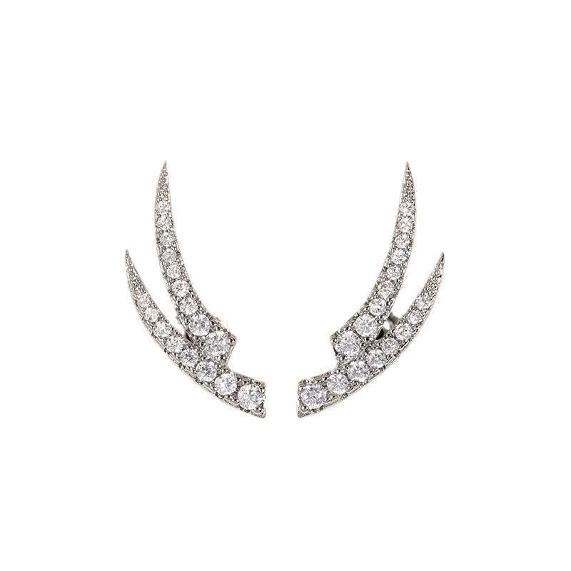 (Кросс-бордерная торговля), модные универсальные diamond серьги, европейский стиль, интернет-знаменитость, городской стиль, простой и элегантный дизайн