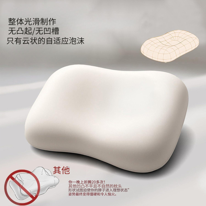 护颈枕记忆棉枕头慢回弹符合人体工学枕头侧卧仰卧专用睡眠枕|undefined