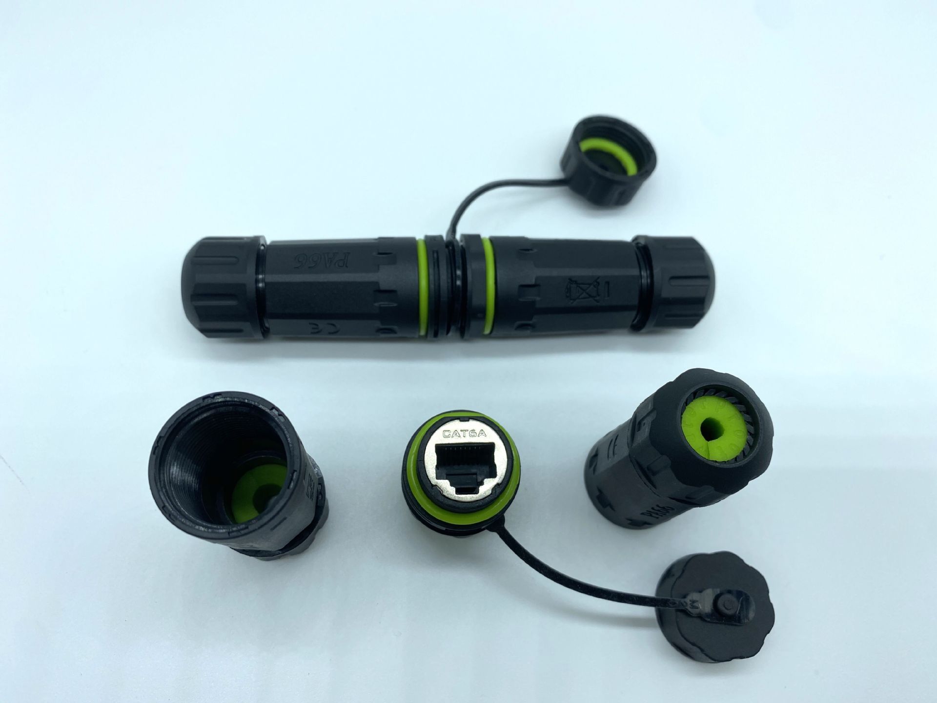 RJ45CAT6A���ղ�������M20���Ź�ҵͨ���������߲���+��ͷ+��ˮ��