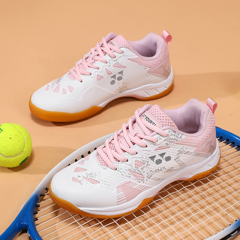 2025 new mesh breathable non-slip wear-resistant sneaker children's table tennis shoes women's professional badminton shoes men's shoes