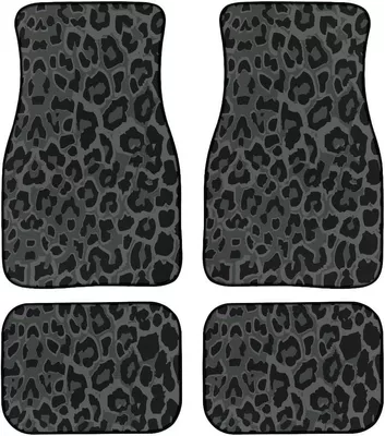 Temu Hot Selling Car Floor Mats Amazon Cross-Border American Flower Butterfly Easy to Clean Crystal Velvet Anti-Slip (Avtomobil döşəmə paspasları) - car-floor-mats-1-3344cm-two-piece-set