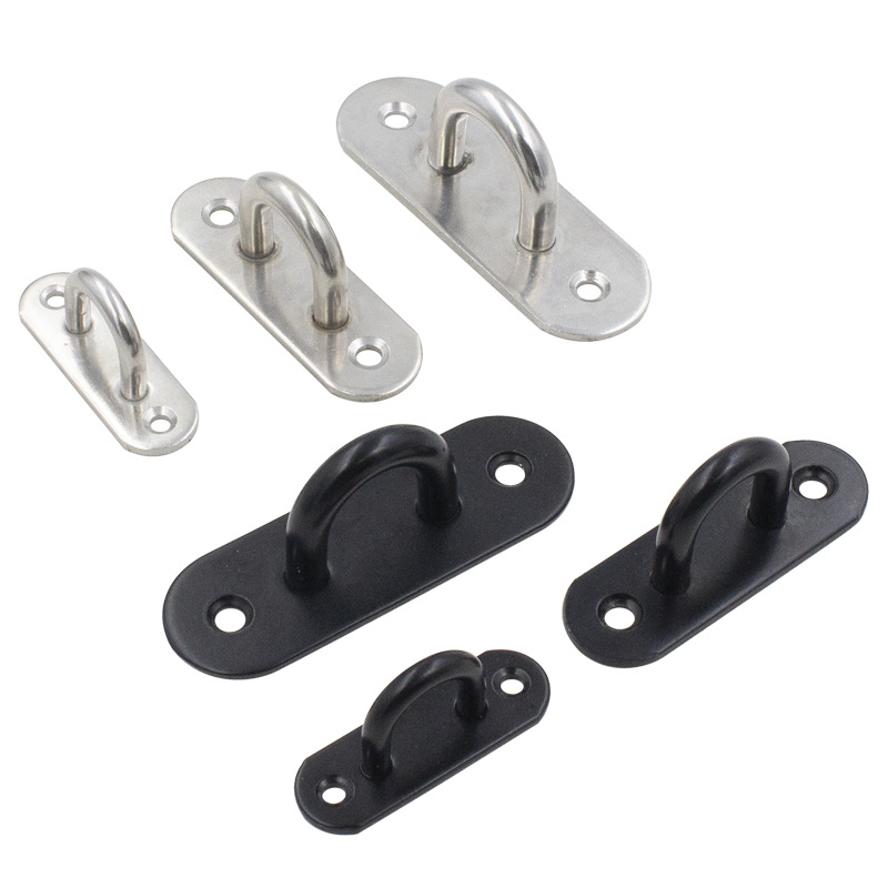 Gancho montado en el techo de acero inoxidable engrosado, gancho portador de carga para techo de pared, gancho de techo para colgar pantallas de proyección, gancho único para pared con clavo de techo.