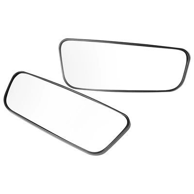 small round mirror on the: Large field of view rear view auxiliary mirror