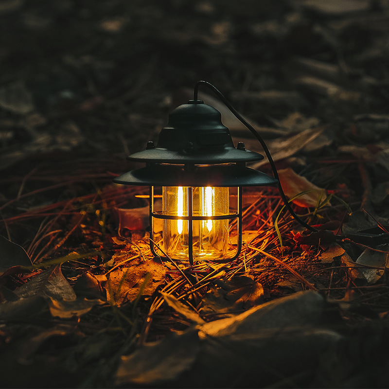 outdoors Camping lights Charging light Camping lights Atmosphere lamp LED lighting Retro Lantern Hanging lamp portable Tent lights