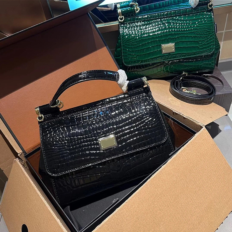 严选春季新款铂金包D家G时尚奢侈百搭高级外贸单肩斜跨手提包包|undefined