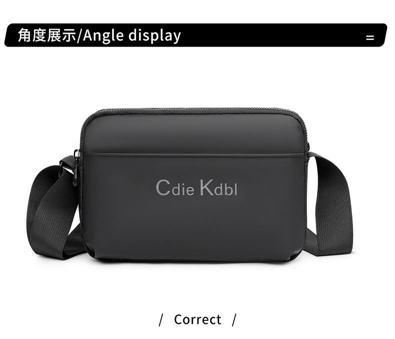 Grenzüberschreitende Herren-Schultertasche Crossbody-Tasche modische bequeme Trägertasche kleine Tasche 2025 neue Herren-kleine Schultertasche Großhandel