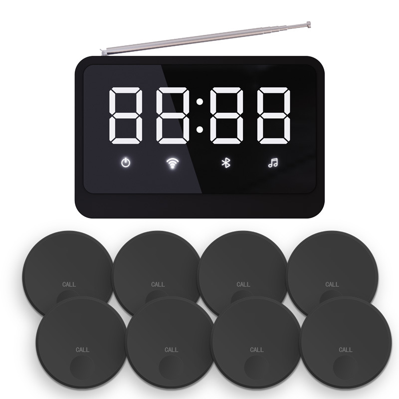 1*검은색 호스트+8개의 흰색 송신기