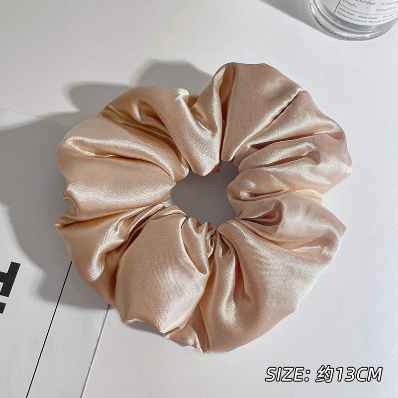韩系春夏蝴蝶结大肠发圈女款蕾丝碎花头绳粉色方巾大号发饰|undefined