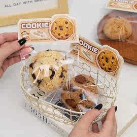 2025创意曲奇饼干卡头烘焙装饰饼干点心雪花酥包装盒异形页眉