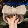 Coral headband, hair accessory for face washing with bow, Korean style, wholesale