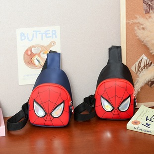 Cross-Border Fashion Boy's Bag Cross-Body Shoulder Handsome Baby Outing Backpack Casual Cartoon Children's Chest Bag Cute