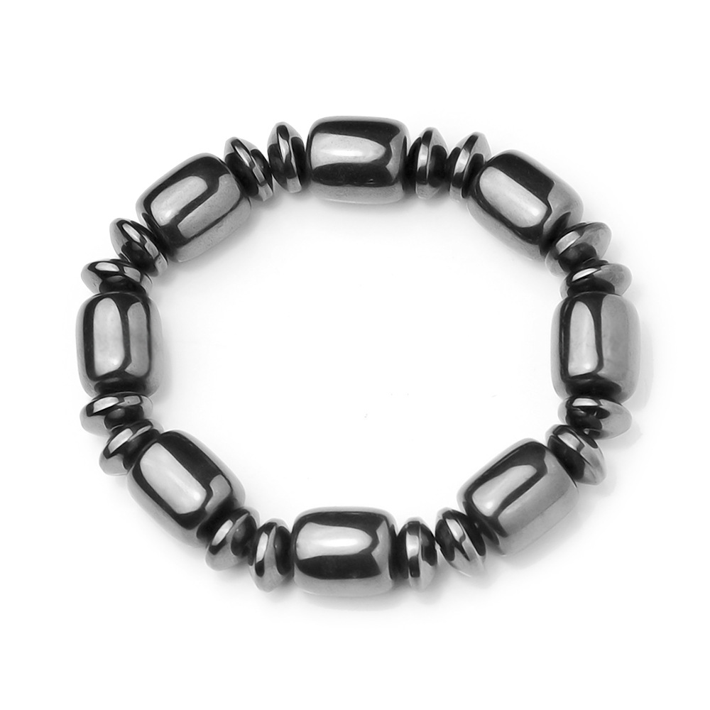 Fashion Geometric Haematite Polishing Bracelets 1 Piece