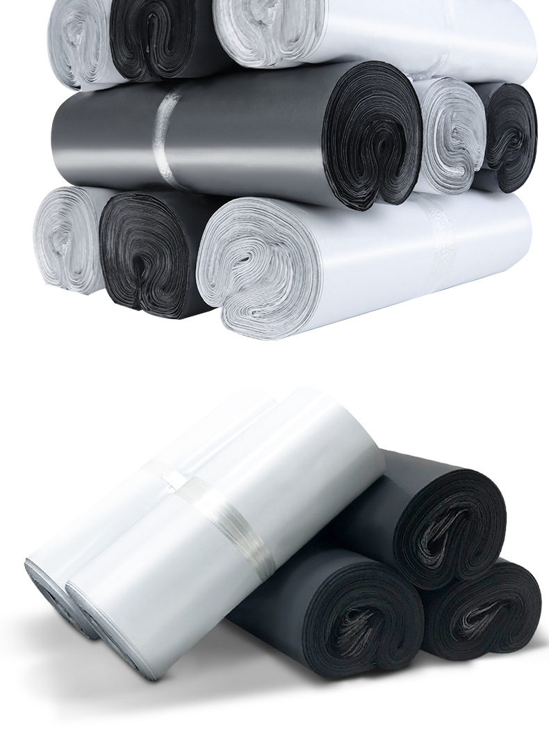 8勤先白色快递袋 加厚服装快递打包袋物流包装袋黑色快递袋子批