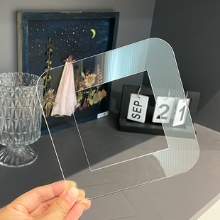 Transparent Acrylic Switch Frame Cover, Light Luxury Style, Anti-Dirty, No-Stick Switch Decoration Wall Sticker Protection