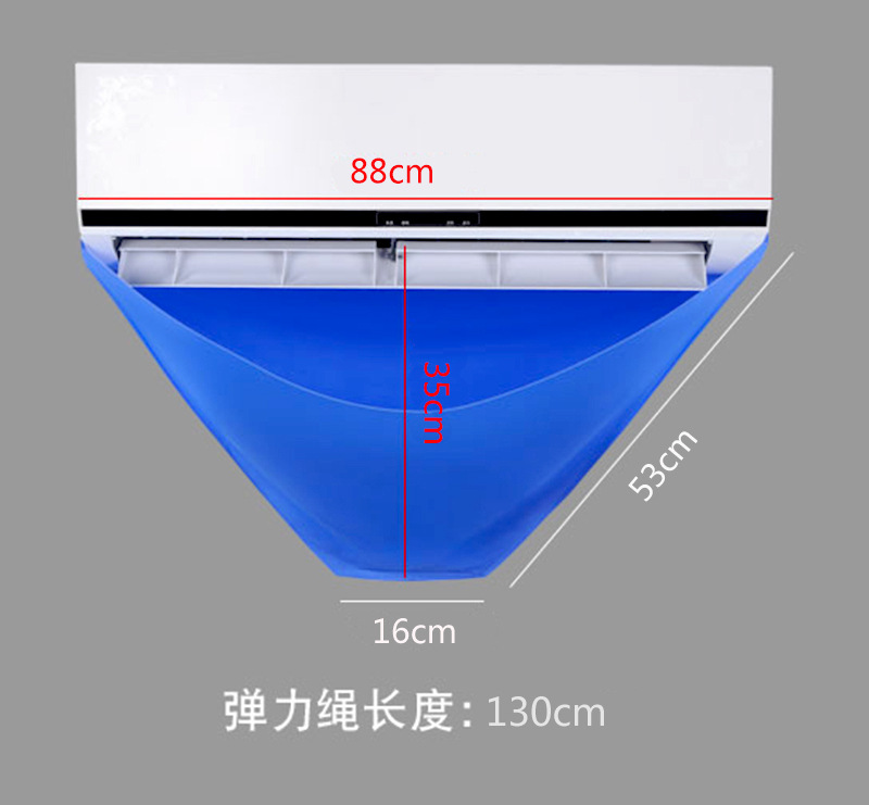 Herramientas de limpieza de aire acondicionado conjunto completo de limpieza de aire acondicionado cubierta de agua cubierta impermeable aire acondicionado limpieza de agua bolsa de cubierta impermeable