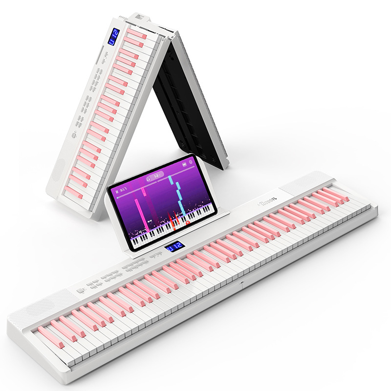 便携式折叠电钢琴61键电子琴学生成年初学者幼师考级专业家用