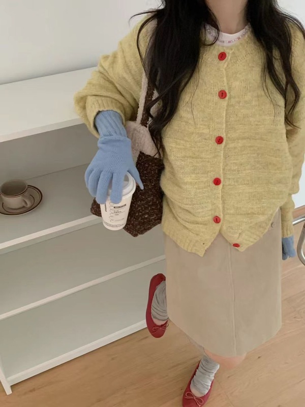 慵懒风灰色毛衣针织开衫外套女2025秋冬季新款巨好看宽松软糯上衣|undefined