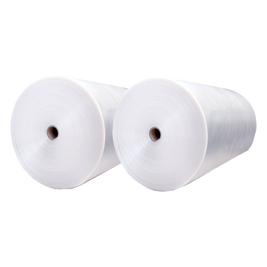 Fábrica al por mayor transparente gran rollo PE película de encogimiento de órganos película de envoltura industrial