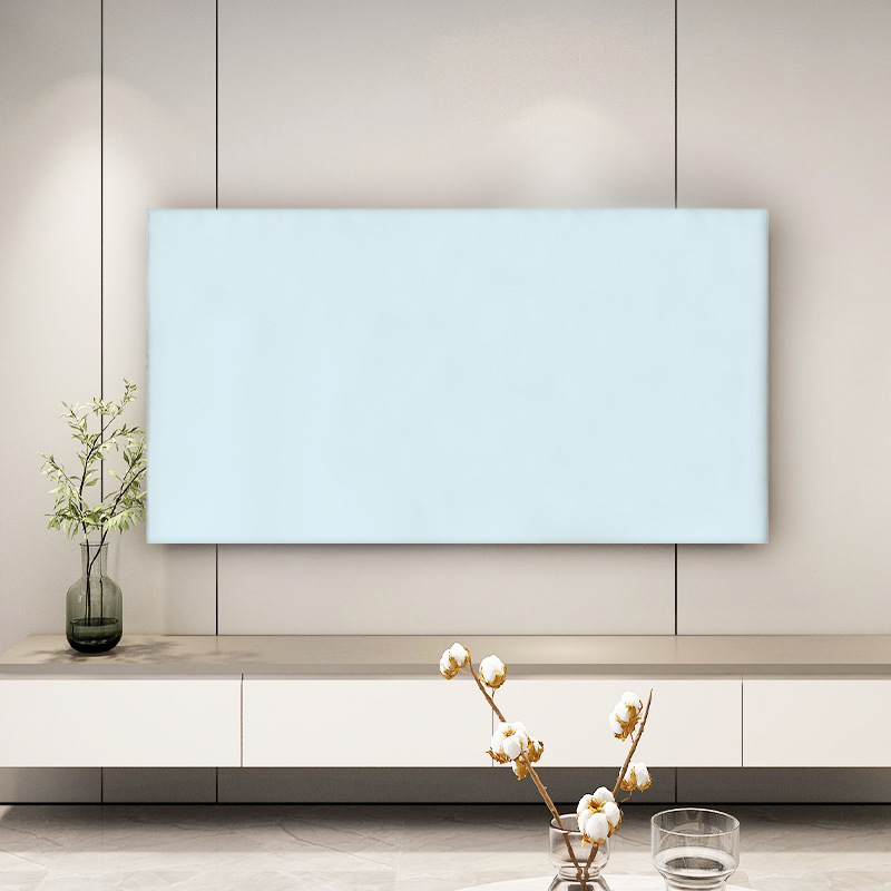 純色工業風テレビカバー無地高級感防塵カバー吊り式デスクトップ共通|undefined