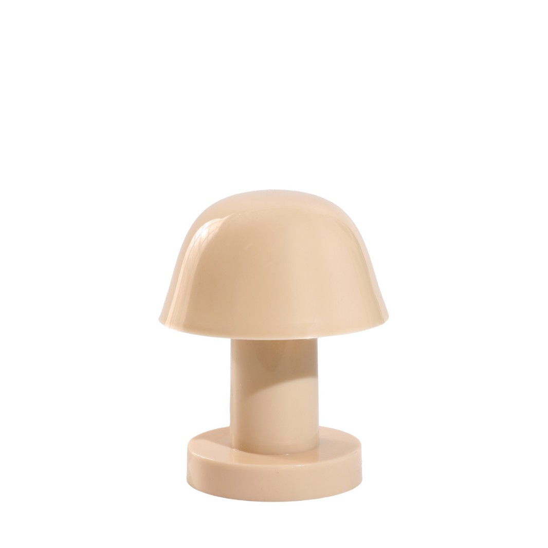 Lámpara de noche de hongos creativos retro francesa lámpara de mesa de cabecera de la cama decoración de la habitación acogedora decoración de la mesa