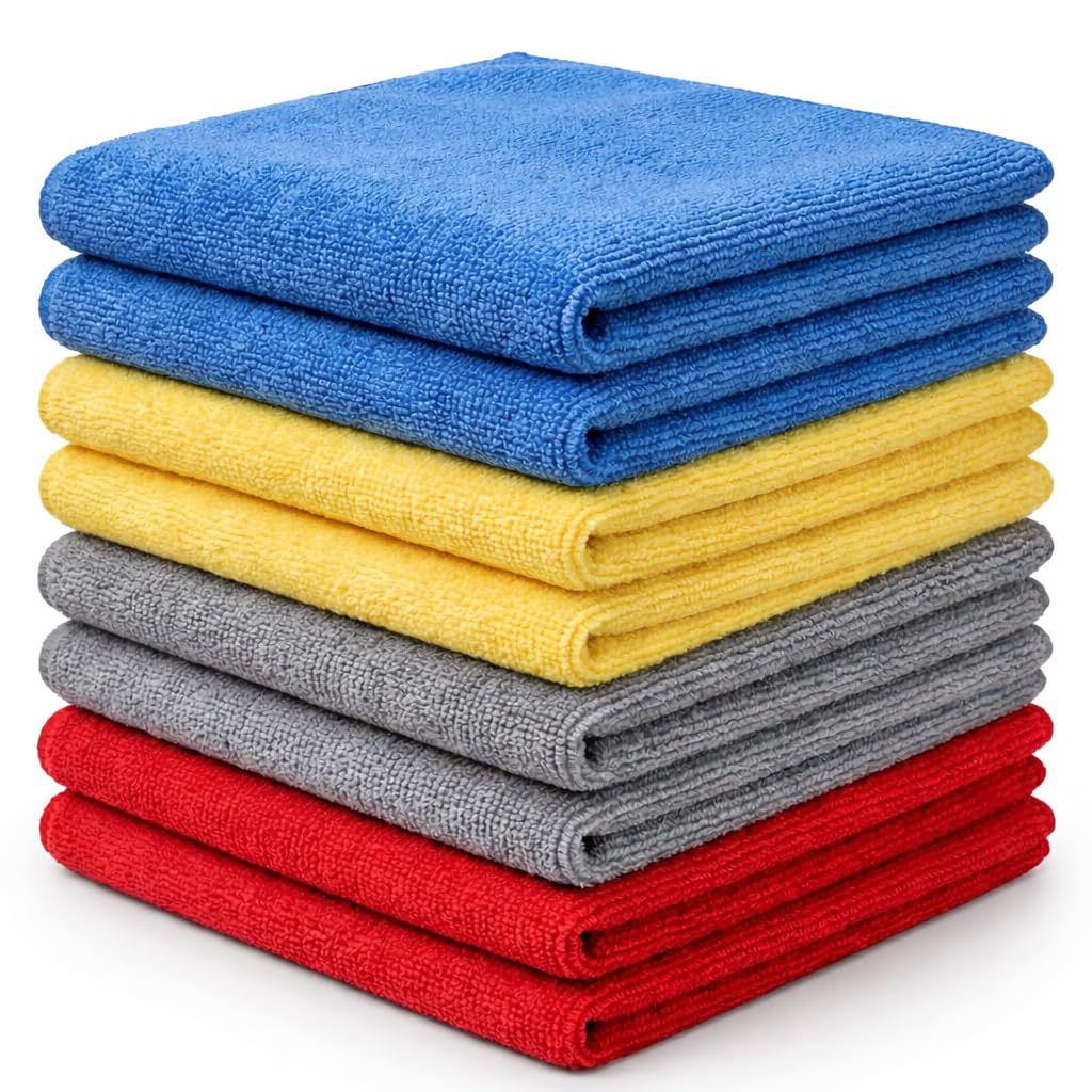 Paño de limpieza doméstico de microfibra, absorbente, grueso, sin pelusas, paño multifuncional para lavar platos en la cocina.