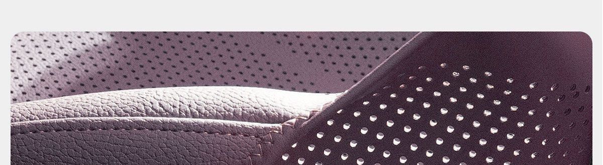 High-grade Nappa leather new single-piece women's seat cushion, purple seat pad, rear car seat cushion, suitable for all seasons